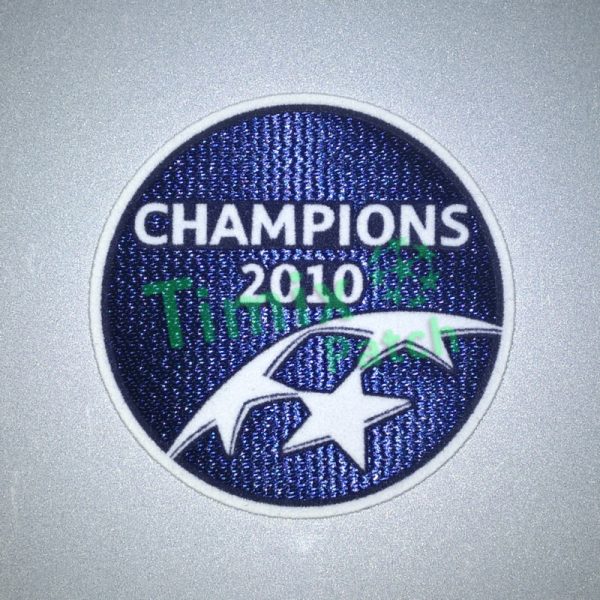 UEFA Champions League Winner 2009-2010 Inter Milan Sleeve Soccer Patch / Badge