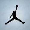 Jumpman iron-on patch with iconic Air Jordan logo for DIY clothing and logo repair