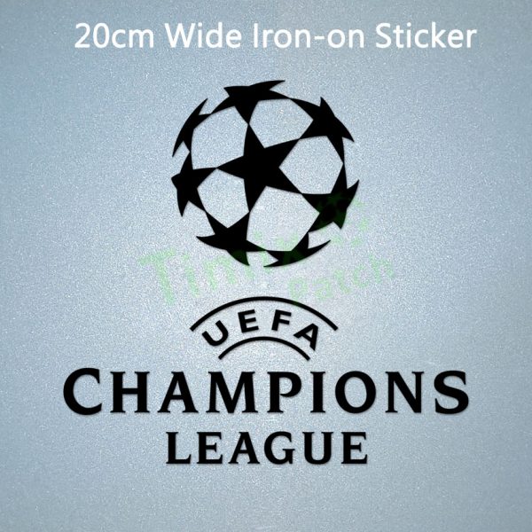 UEFA Champions league LOGO DIY T-Shirt Clothing Iron-On Polyflex Printing Iron-On Sticker