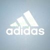 ad Adidas Three Stripes Iron-On Patch Sports LOGO DIY T-Shirt Clothing PU Transfer Sticker 20cm