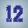 FC-Barcelona-1992-12 FC Barcelona 1992 Iron-On Nembers Heat Transfer PU Sticker