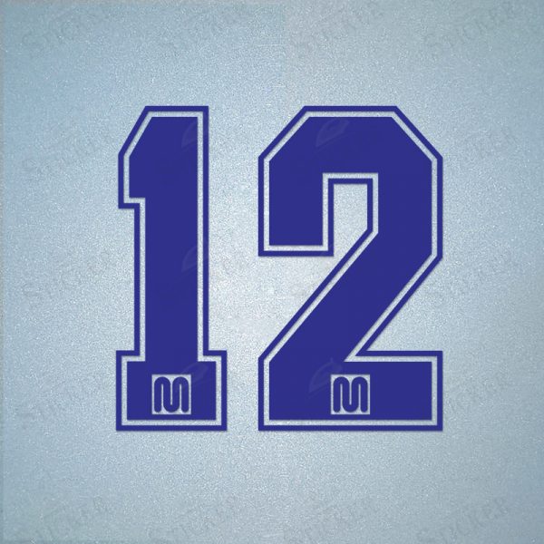 FC Barcelona 1992 Iron-On Nembers Heat Transfer PU Sticker - Image 3