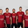 PSG ROMA BARCELONA Qatar Airways Home Shirt Official Player Size Soccer Sponsor Logo Sticker