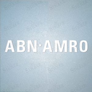 ABN Amro adidas Ajax Amsterdam logos on red football shirt Sticker / Patch
