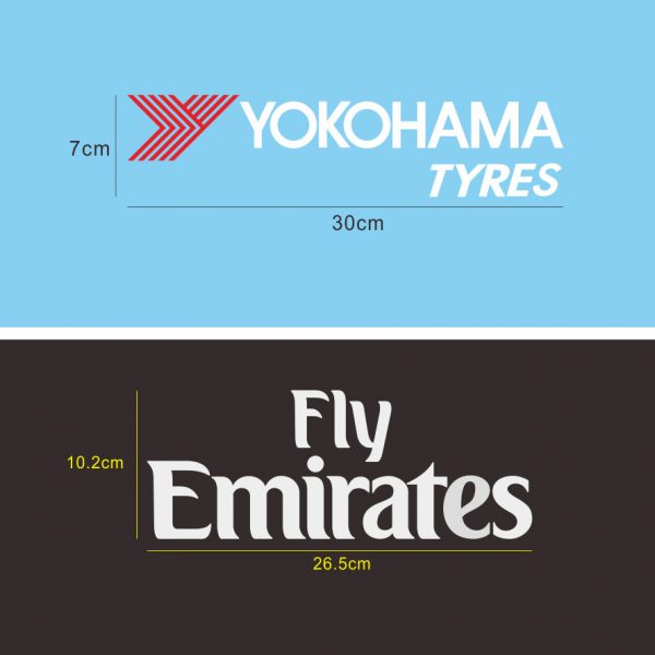 FLY Emirates Custom Iron-On Sticker