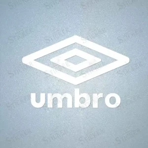 Umbro iron-on sticker with iconic logo for DIY clothing and logo repair