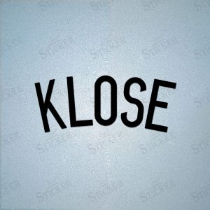 FIFA World Cup Brazil 2014 Germany KLOSE Name Iron-On Sticker