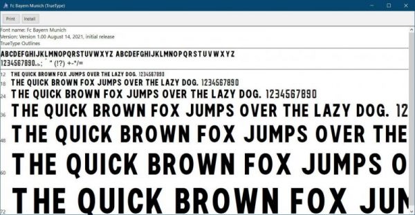 FC Bayern Munich 21-22 Kit Font - Image 2
