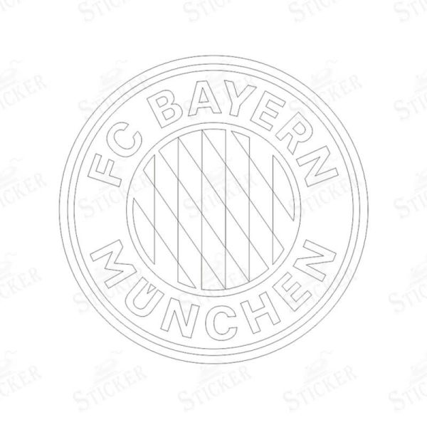 Fc-Bayern-Munich-Logo-stype2 Fc Bayern Munich Logo Iron on Sticker DIY T-Shirt Clothing PU Transfer Patch