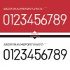 Manchester United Cup 2021-22 Kit Font