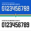 Leicester City 2021-22 FA WSL Kit Font & Vector