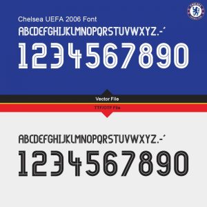 CHELSEA 04-06 UCL FONT