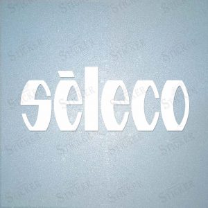 2016-18 Lazio SELECO Sponsor Shirt Player Issue Size Sponsor Logo Iron-On Sticker