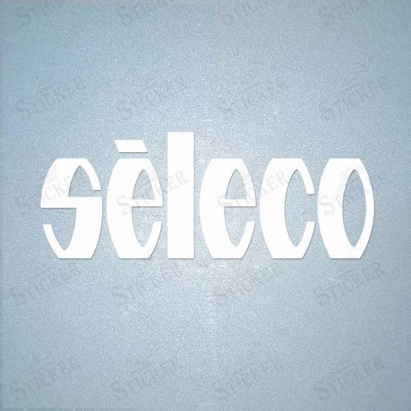 2016-18 Lazio SELECO Sponsor Shirt Player Issue Size Sponsor Logo Iron-On Sticker