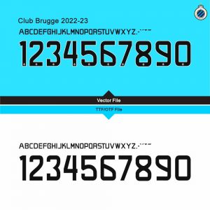 club brugge 22-23 Font