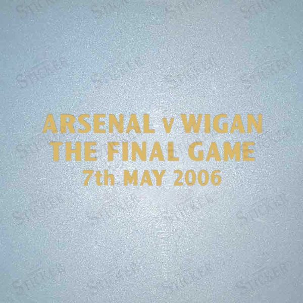 Arsenal vs wigan 2006
