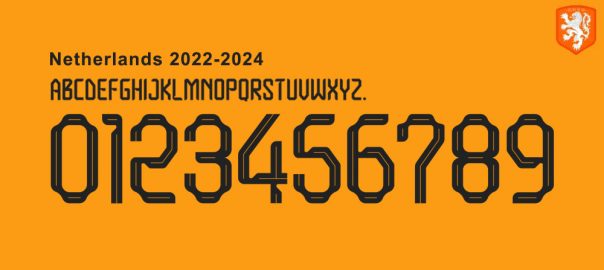 Netherlands 2022 World Cup Font