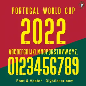 Portugal 2022 World Cup Font