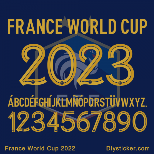 France World Cup 2022 Font