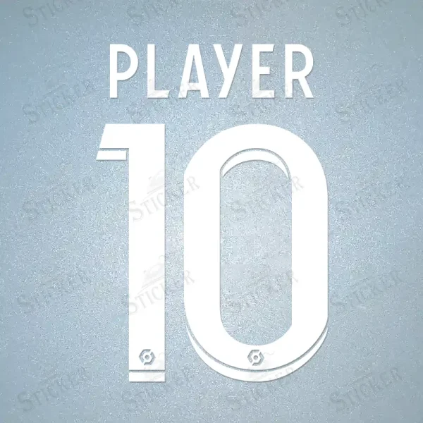 PSG 2022-23 name set PSG 2022-23 name set