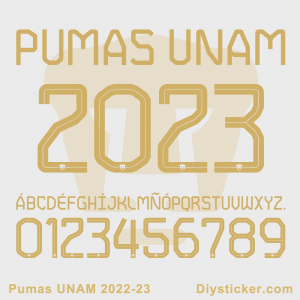 Pumas UNAM 2022-2023 Font