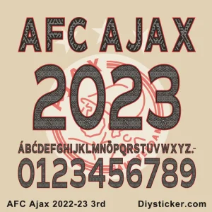 AFC Ajax 2022-2023 3rd Font AFC Ajax 2022-2023 3rd Font