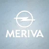 OPEL Meriva Sponsor Patch white OPEL Meriva Sponsor Patch