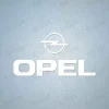 Opel sponsor patch white Opel sponsor patch white