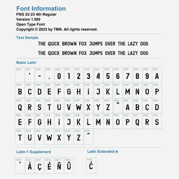 PSG 2022-2023 4th Fonts PSG 2022-2023 4th Fonts