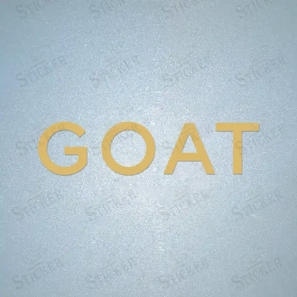 PSG Goat sponsor patch gold PSG Goat sponsor patch gold