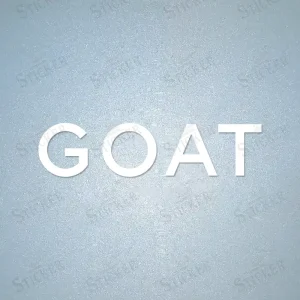 PSG Goat sponsor patch white