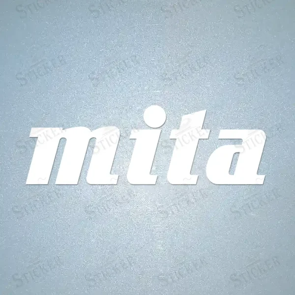 mita sponsor patch white mita sponsor patch white