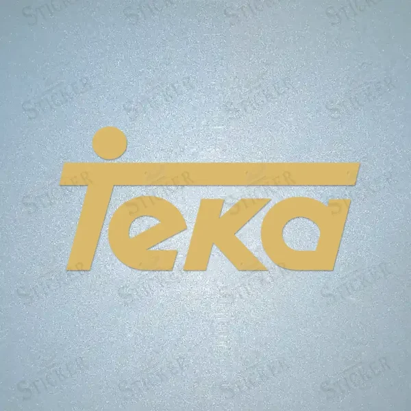 teka Sponsor patch gold teka Sponsor patch gold