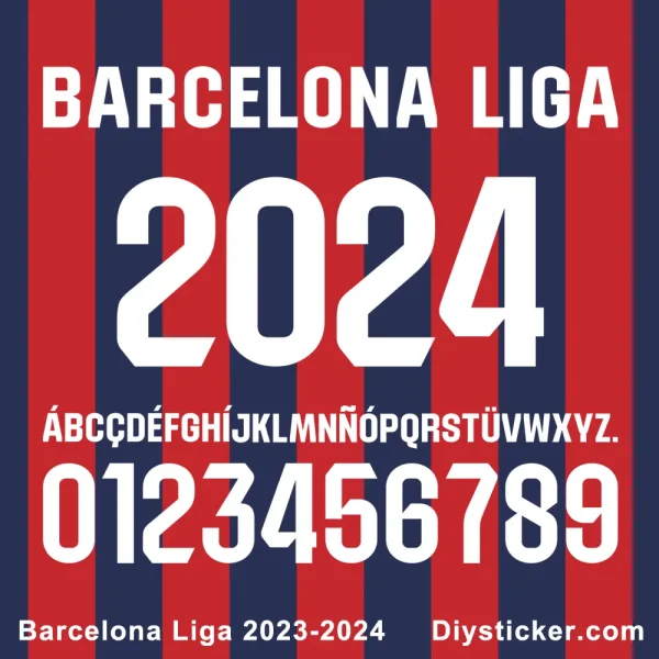 Barcelona liga 2023-2024 Font Barcelona liga 2023-2024 Font