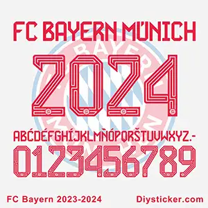 FC Bayern 2023-24 Font Download