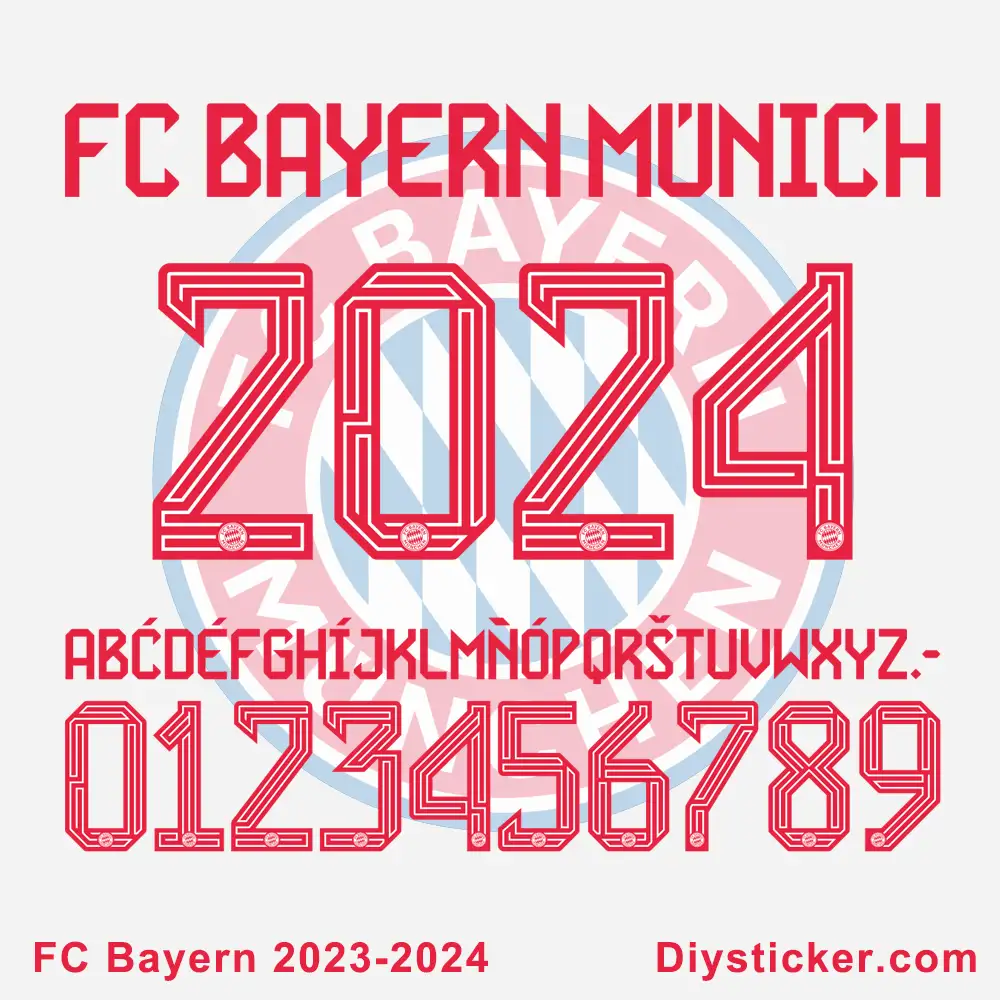 FC Bayern 2023-2024 Font