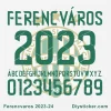 Ferencvaros 23-24 Font Ferencvaros 2023-24 Font