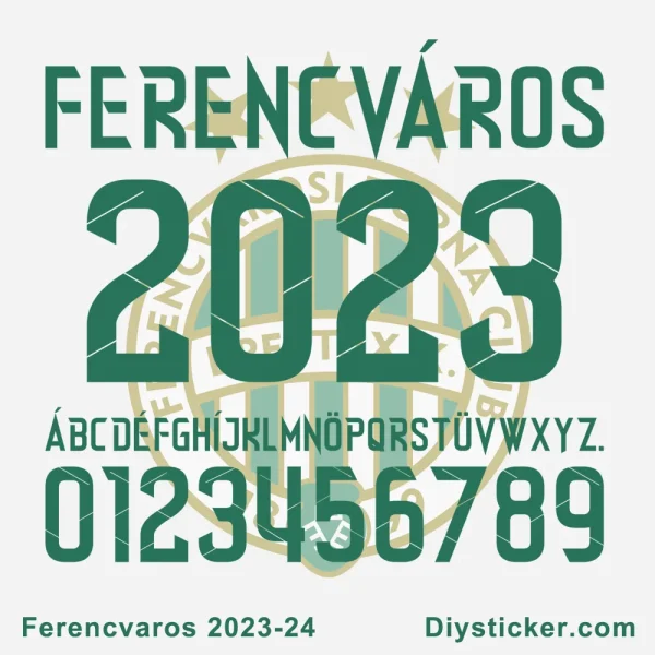 Ferencvaros 23-24 Font Ferencvaros 2023-24 Font