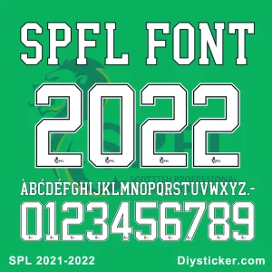 SPL 2021-22 Font