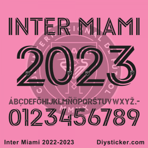 Inter Miami 2023-2024 Font