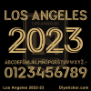 Los-Angeles-2022-23-Font Los Angeles 2022-2023 Font & Vector Download.
