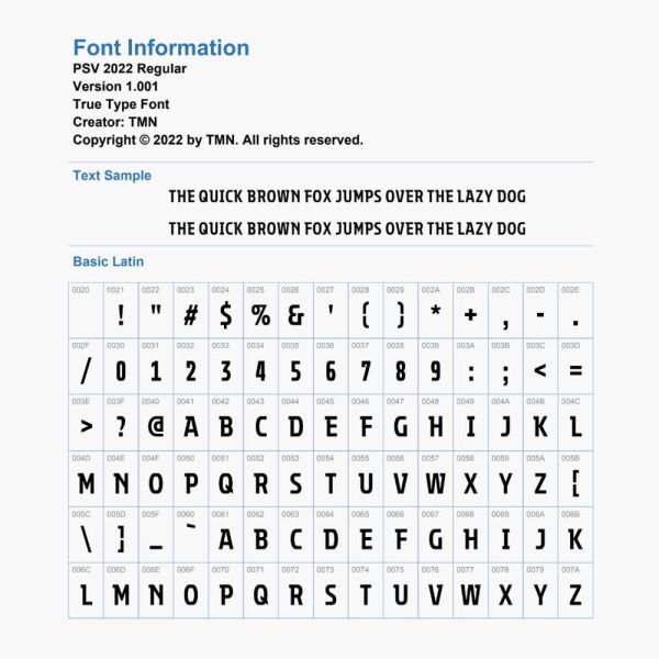 PSV-2022-2023-Font PSG 2022-2023 Font Vector Download.