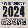 PSV-2023-2024-Font PSV 2023-2024 Font Vector