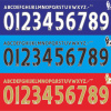 EPL Premier League 2007-2017 Font Vector