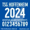 TSG Hoffenheim 2023-2024 Font TSG Hoffenheim 2023-2024 Font Vector Download.