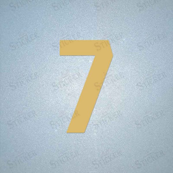 Arsenal 2022-23 Shorts Number #7 Sticker Custom