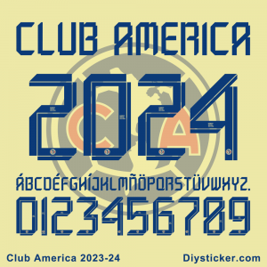 Club America 2023-2024 Font