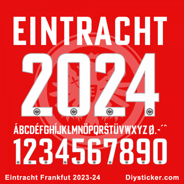 Eintracht Frankfurt 2023-2024 Font