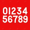 1988-1989 Liverpool Football Shirt Soccer Numbers World Cup Jersey Sticker
