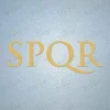 AS ROMA SPQR Sponsor Logo Football Shirt Sponsor Sticker